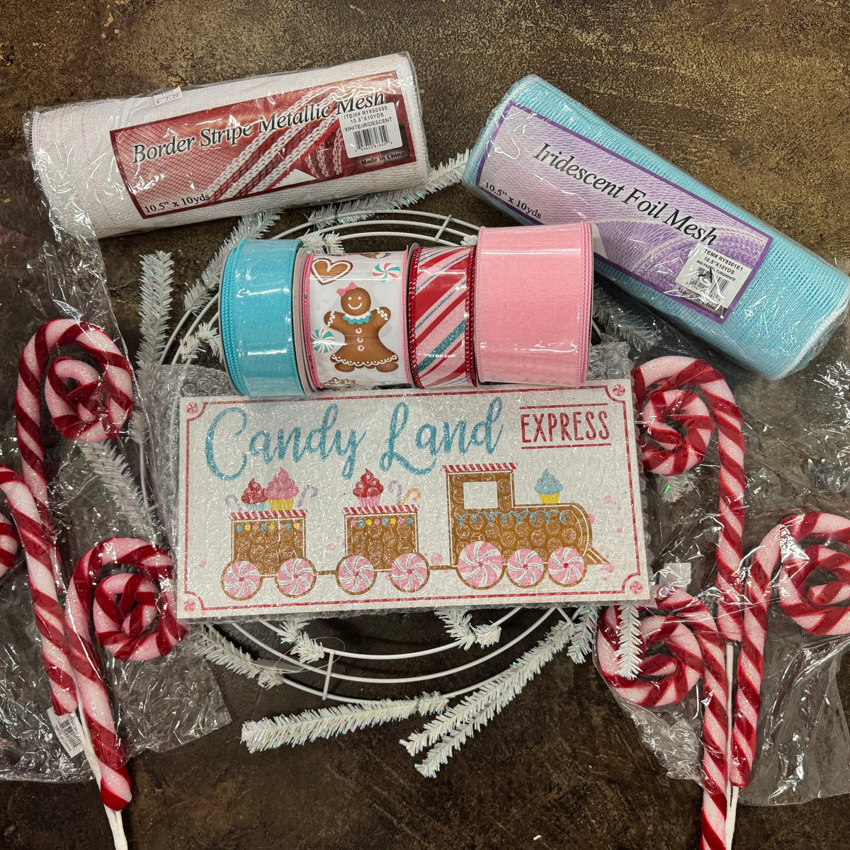 Candy Alexander Candy Land Wreath Kit – Alexander and Company